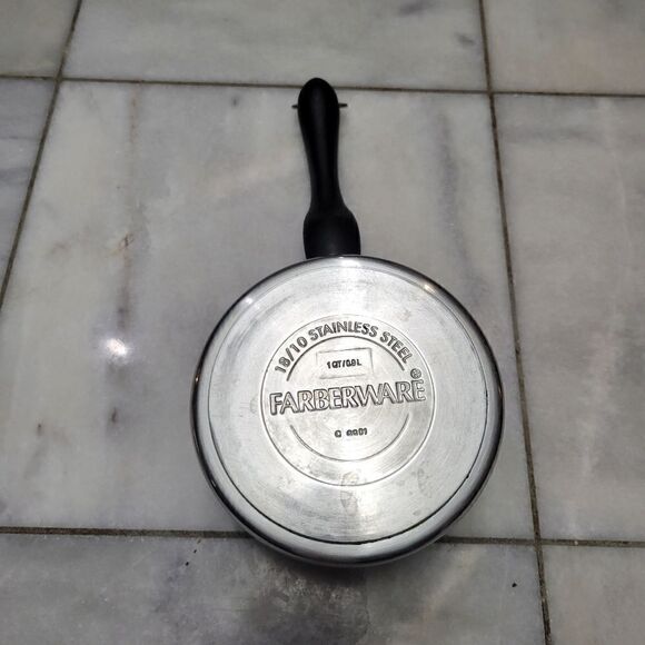 Farberware Classic Stainless Steel 1 QT Sauce Pan NO LID - Picture 3 of 5